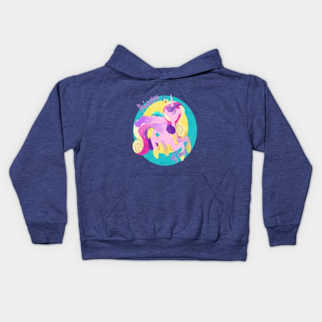 Princess of Love, Cadence Kids Hoodie by Twilidramon